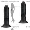 Dildo con sopapa y sistema de movimiento con control inalambrico